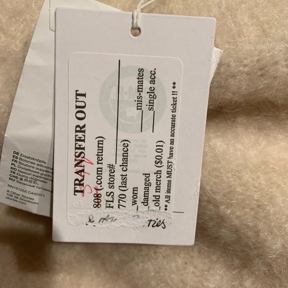 &other stories mohair Rhinestone Button Knit Sweater - Picture 6 of 8